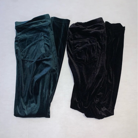 Sanctuary Anthropology Lot of 2 Green and Black Corduroy Jeggings - Picture 1 of 3